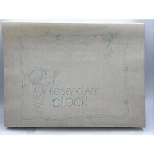 Vintage Hallmark Betsey Clark 13”x9” Clock Plaque Picco Japan from 1973 NEW NIB